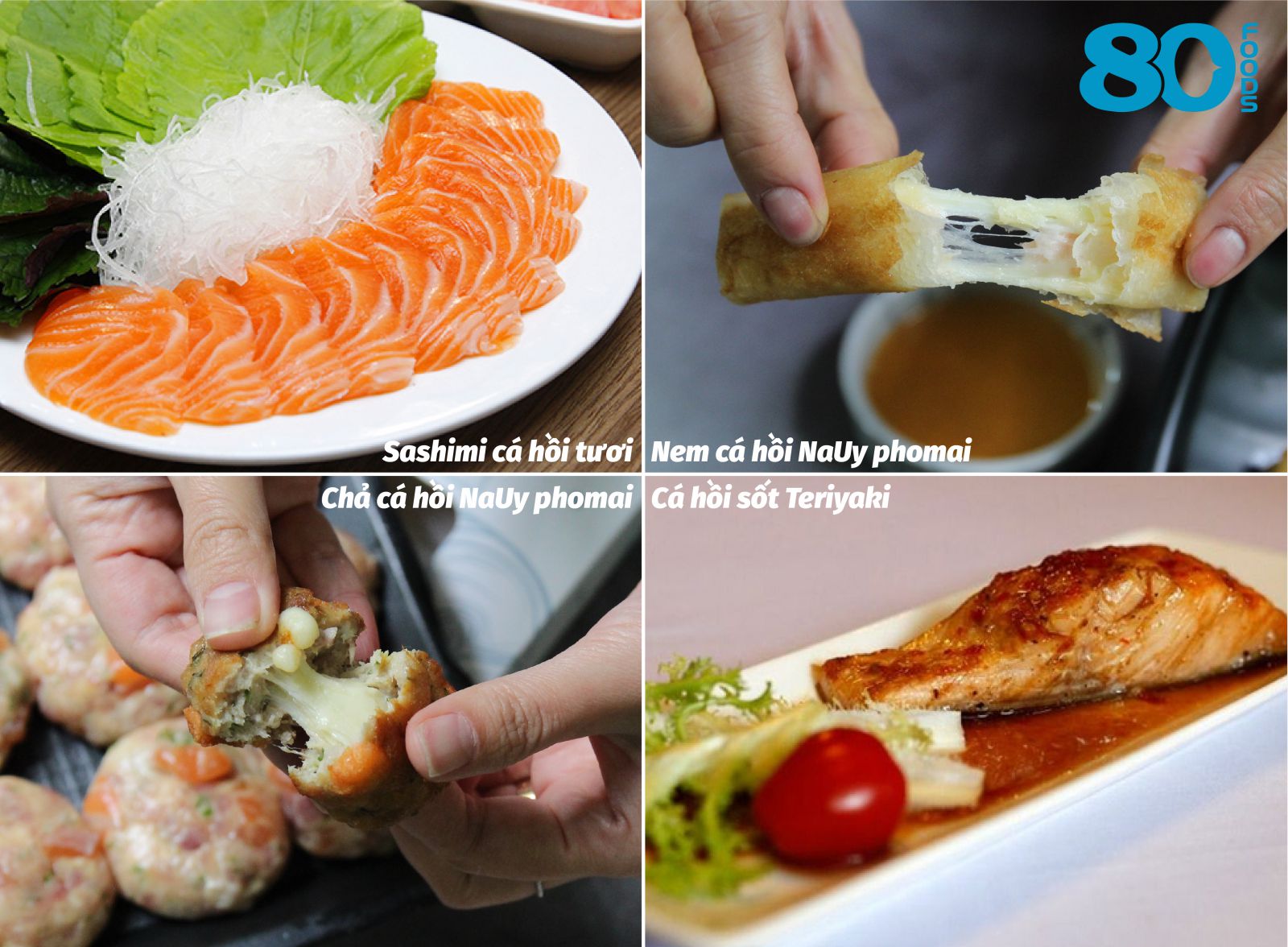 Những món ăn bổ dưỡng từ Cá hồi NaUy